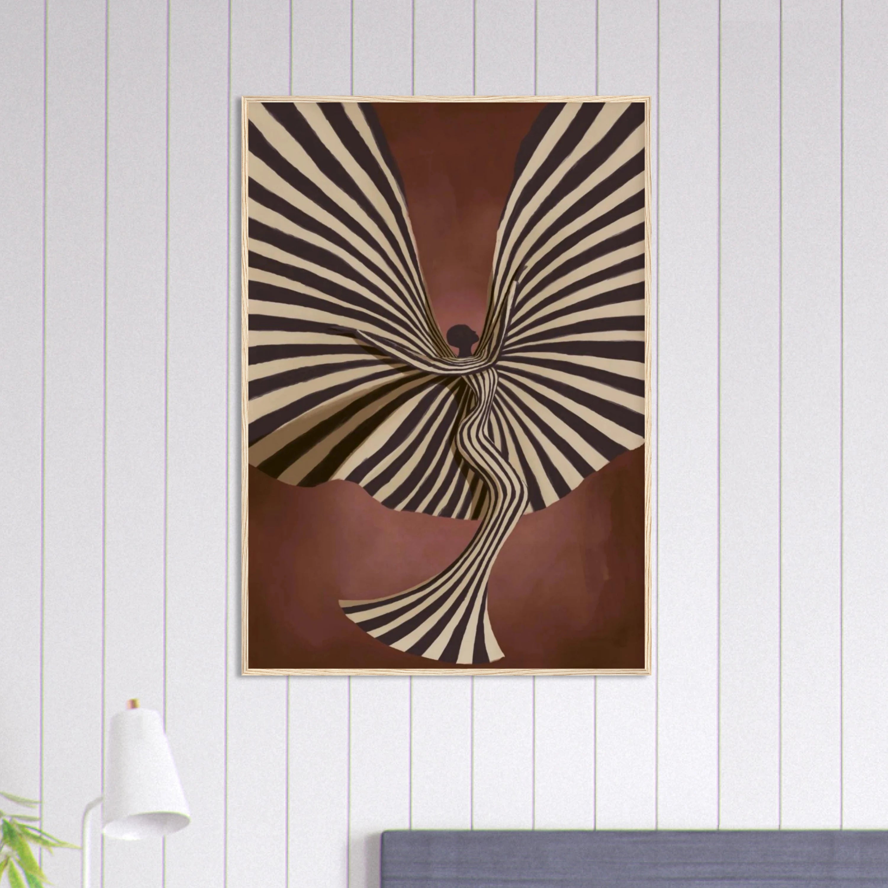 Flowing Woman Dancer Wall Art