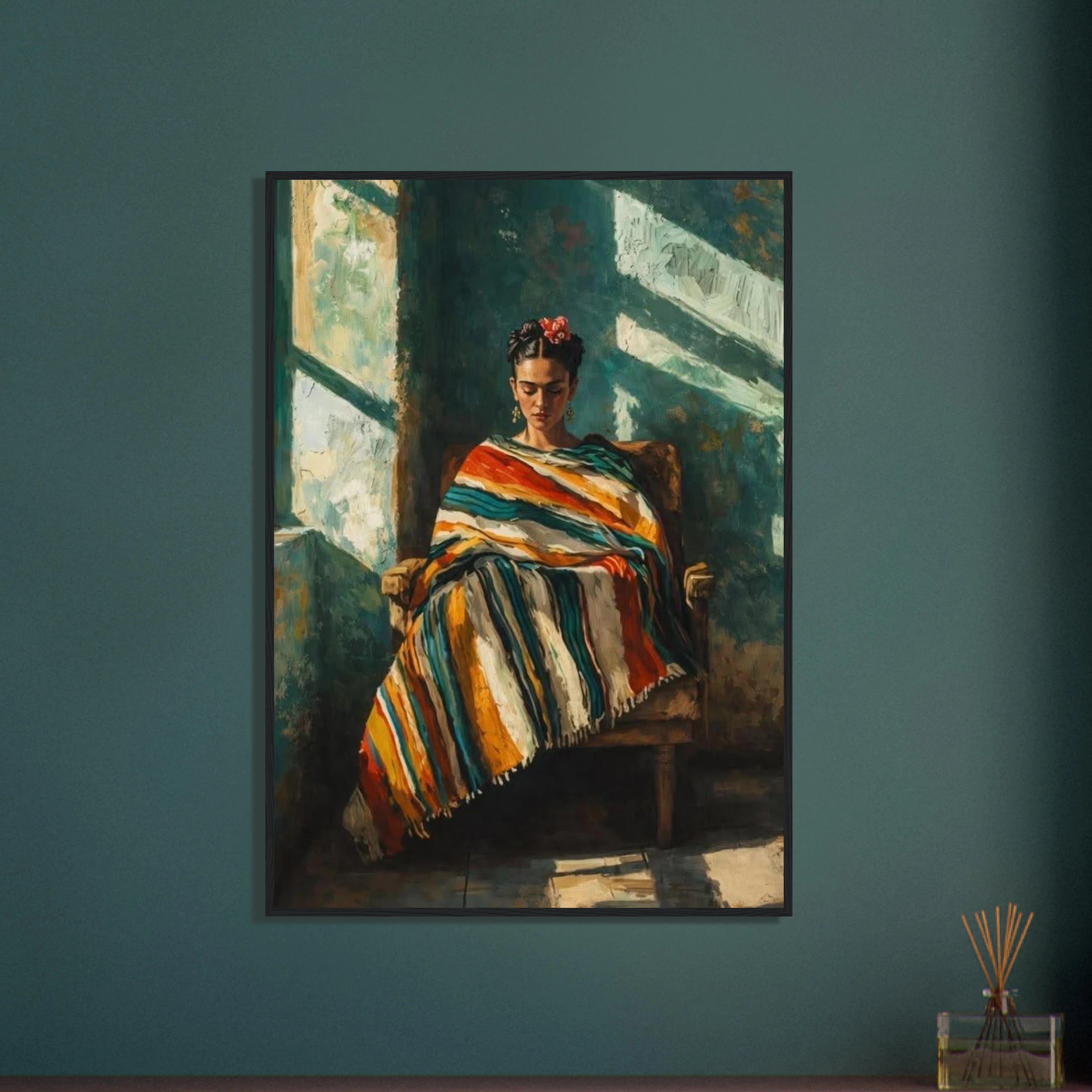 Frida Kahlo Oil Painting Art Print