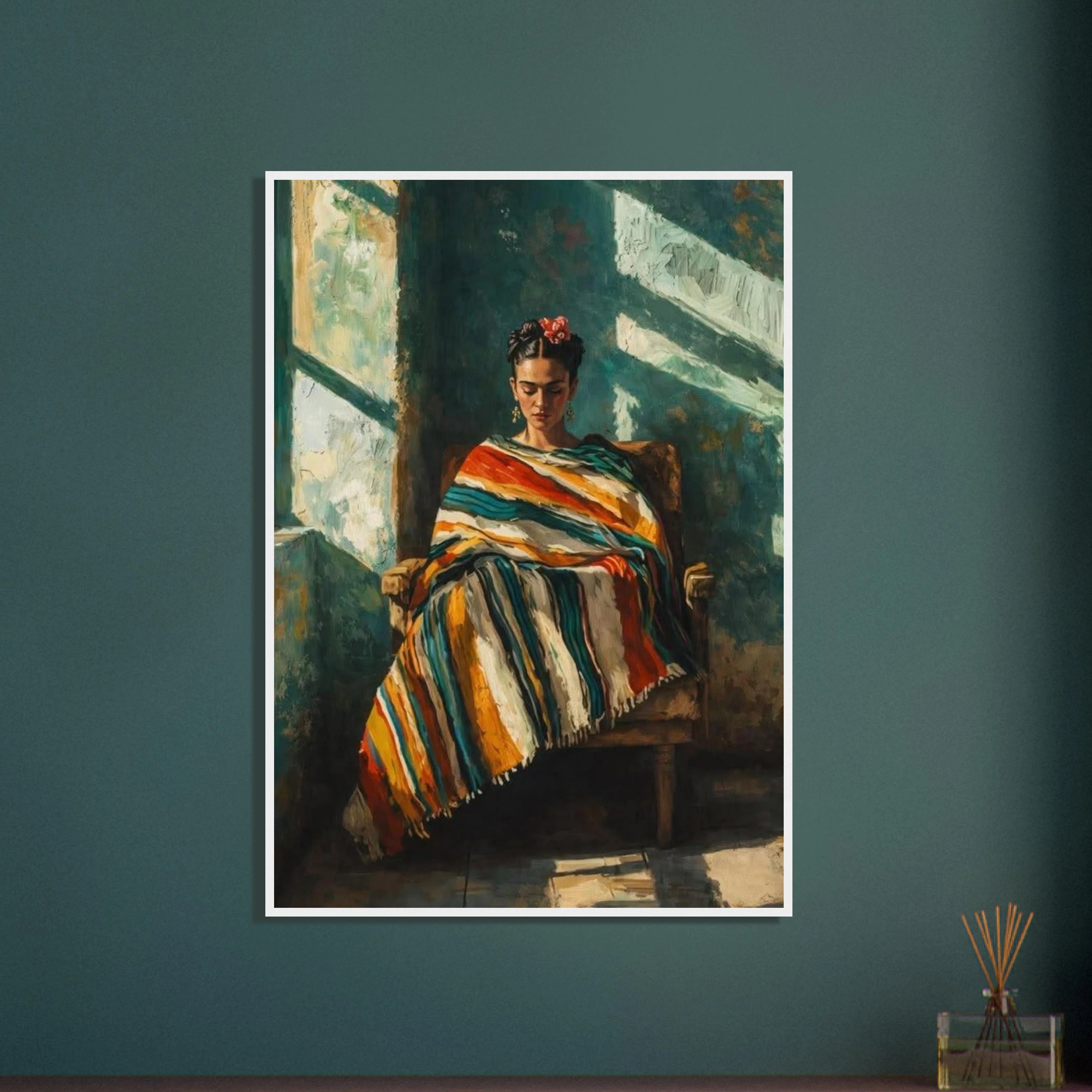 Frida Kahlo Oil Painting Art Print