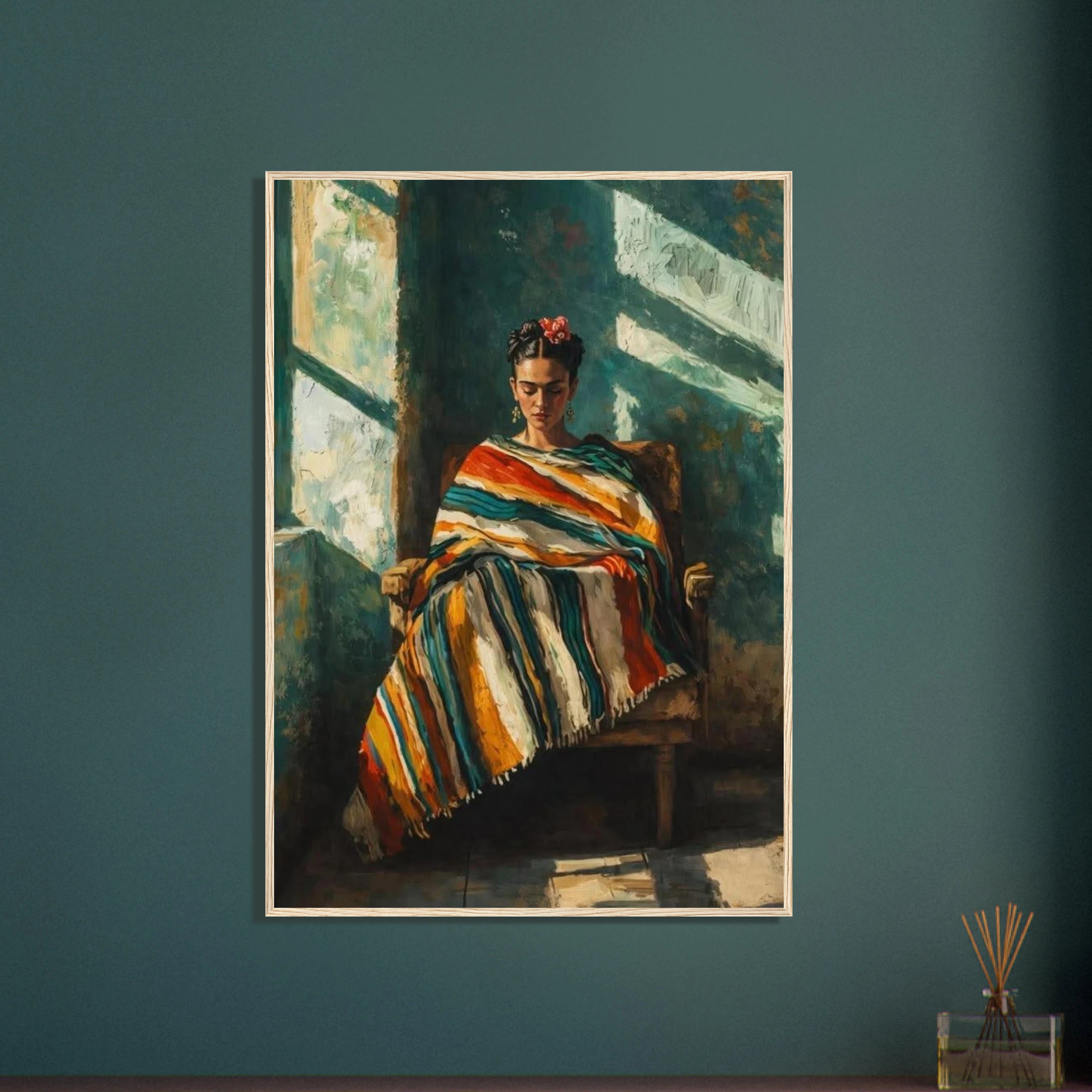 Frida Kahlo Oil Painting Art Print