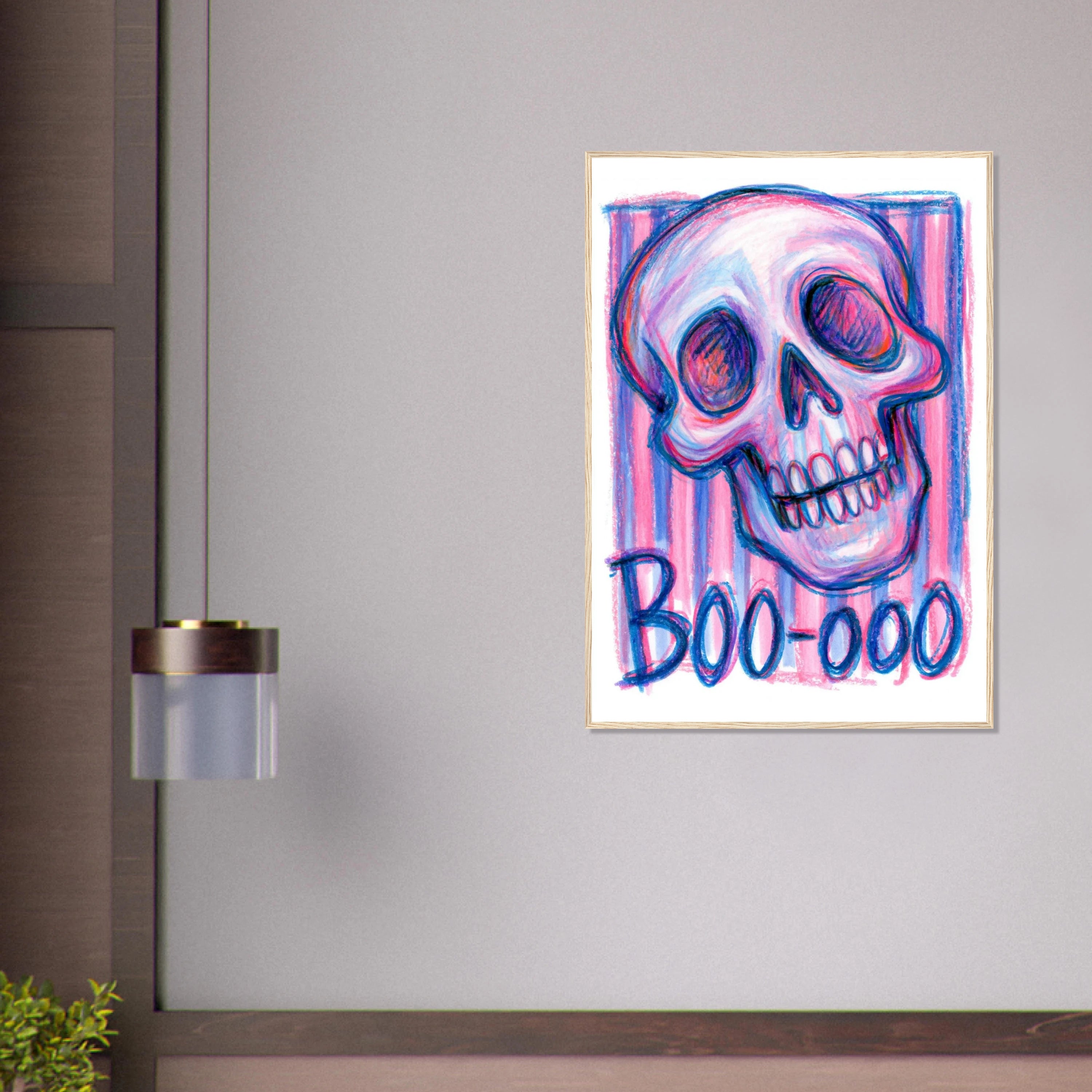 Neon Ghoul Art Print