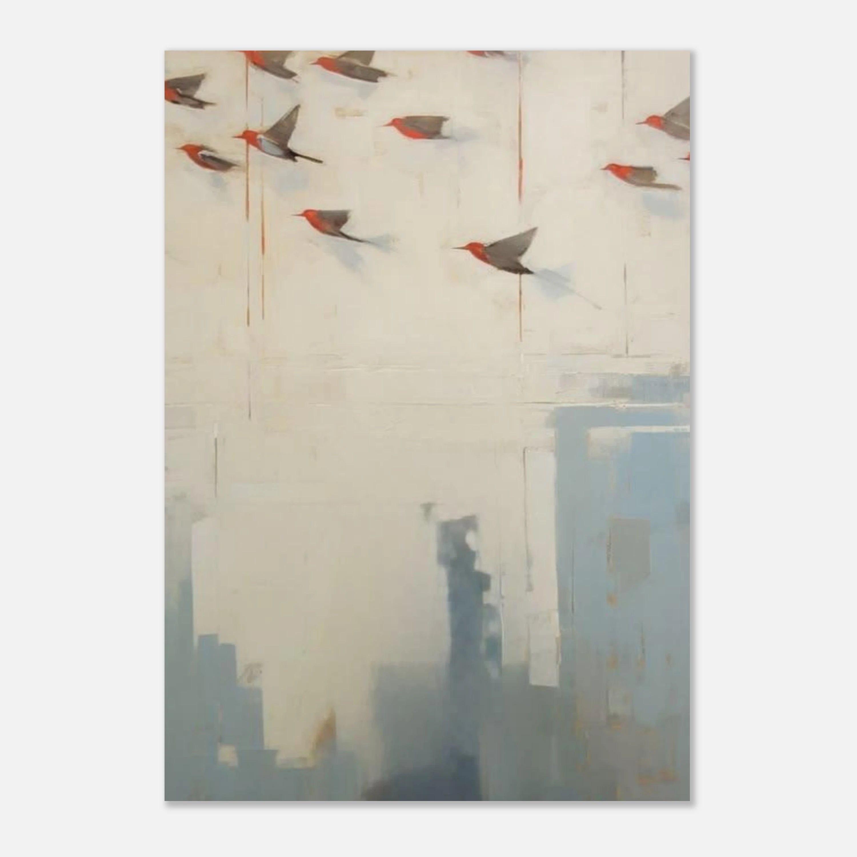 Urban Birds Art Print