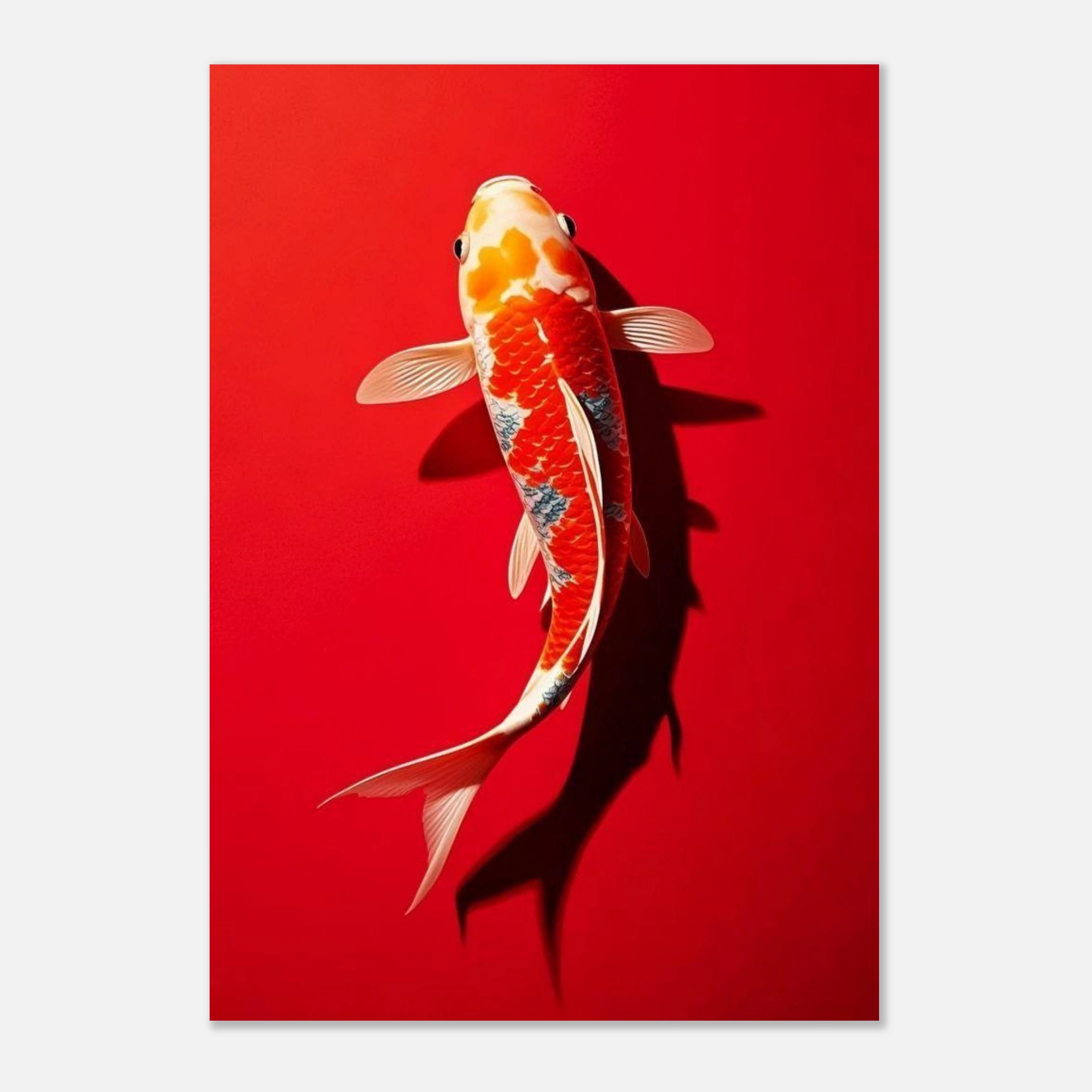 Red Koi Art Print