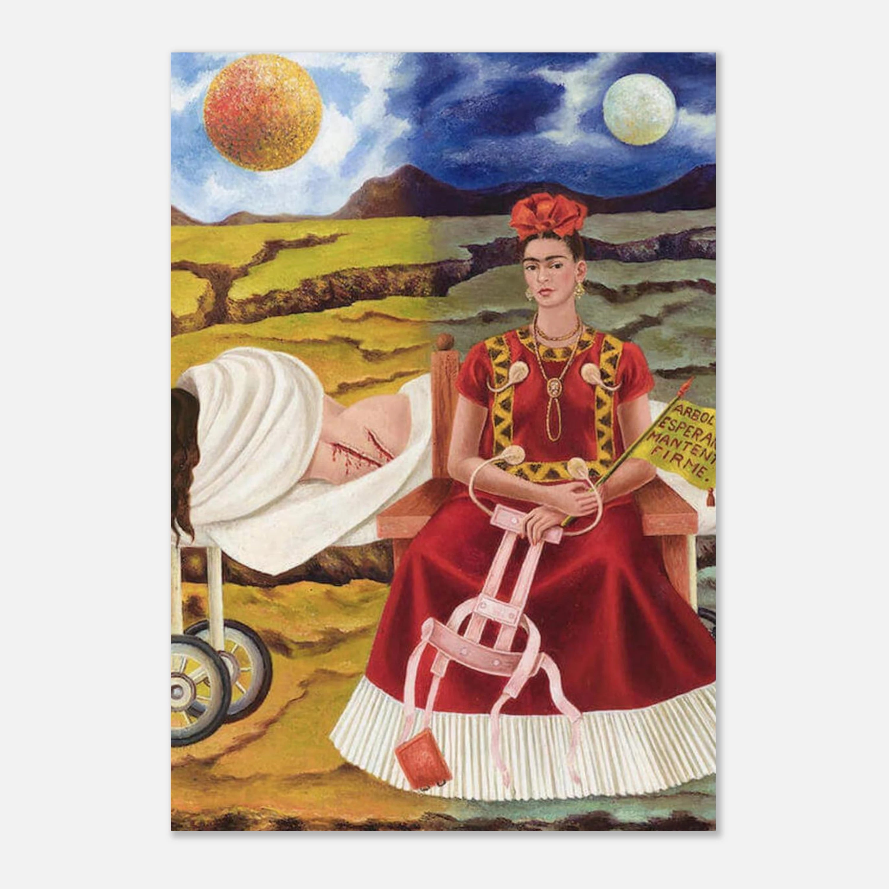Tree of Hope Remain Strong Frida Kahlo Art Print