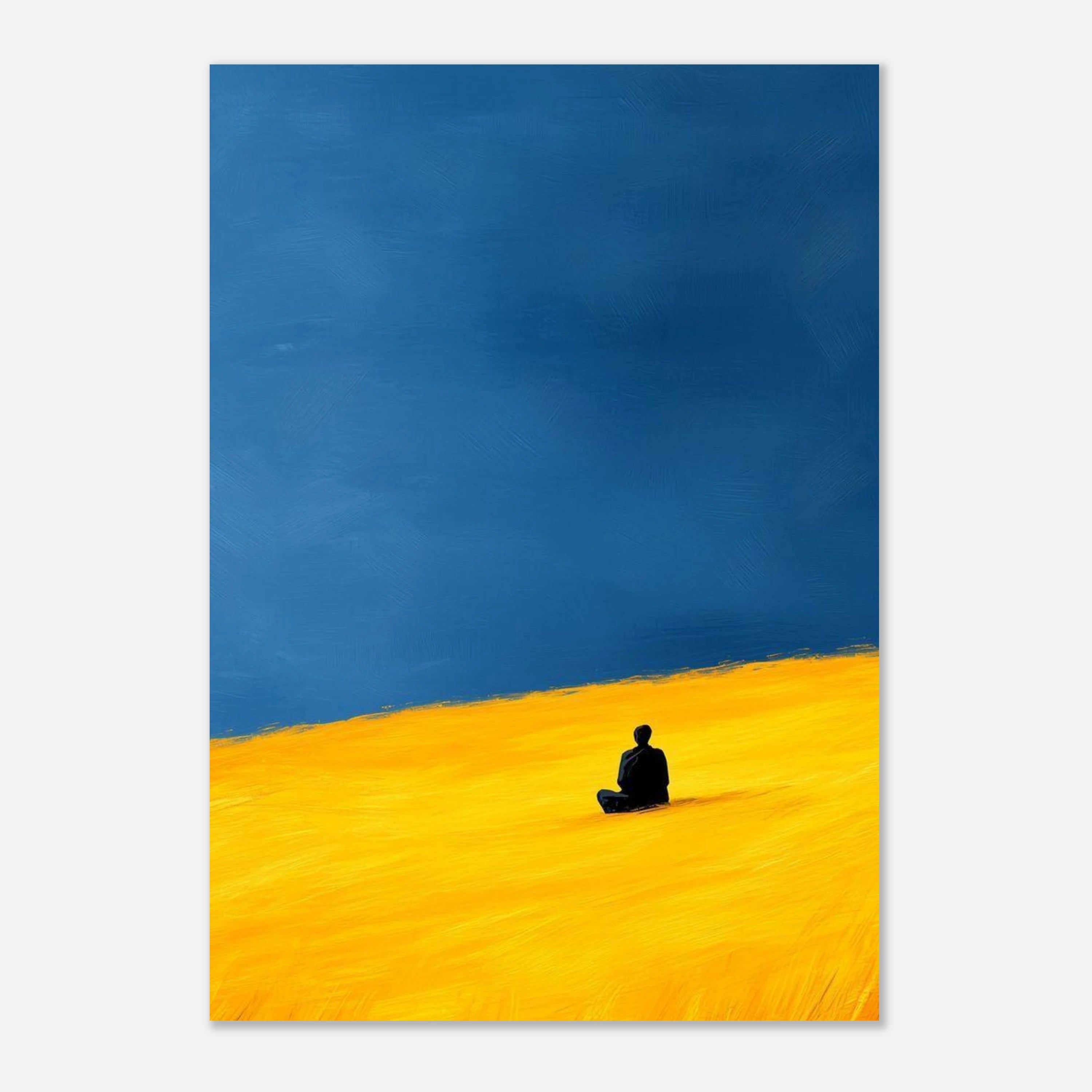 Zen Meditation Art Print