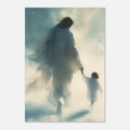 Jesus Guiding Child Art Print