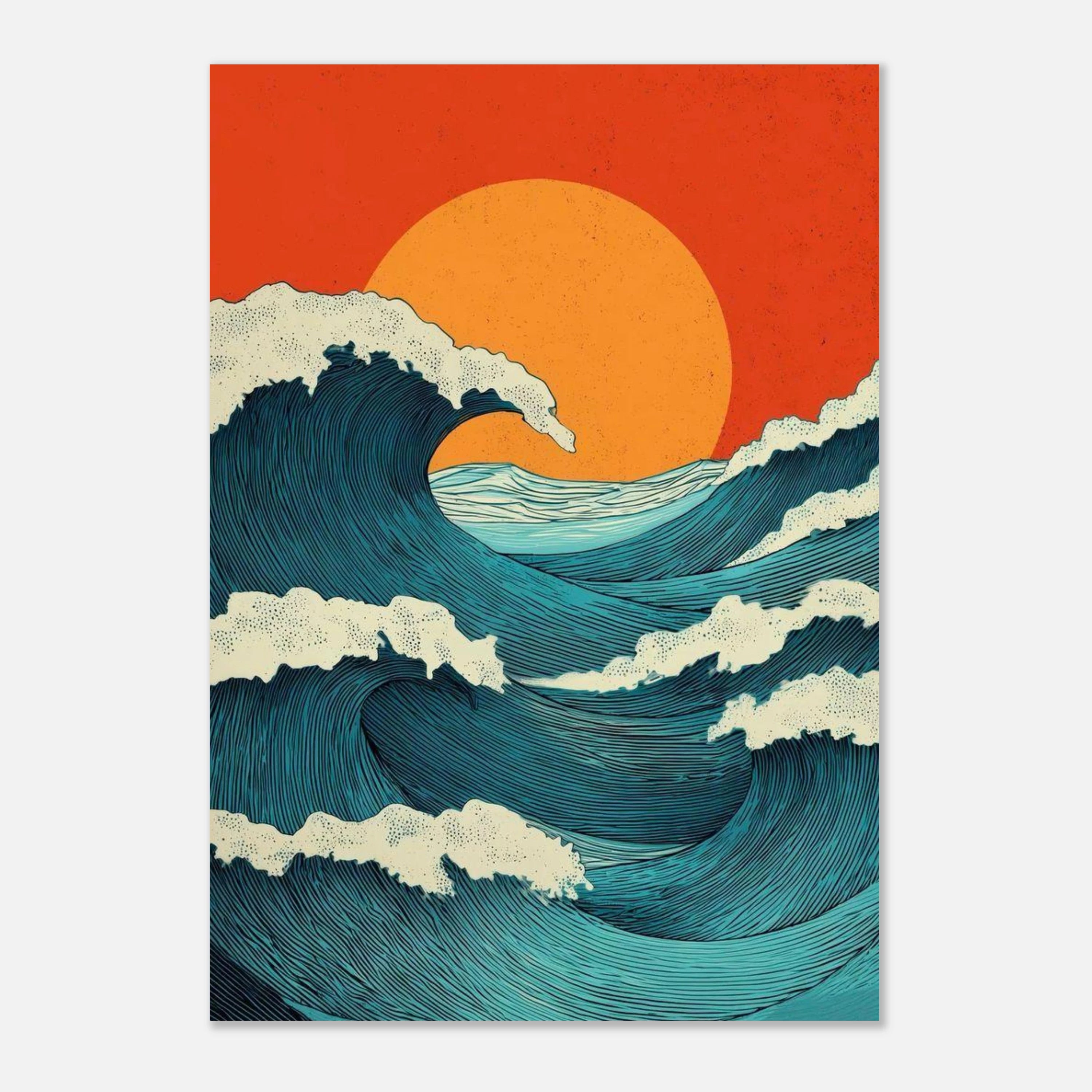 Japanese Wave Wall Art