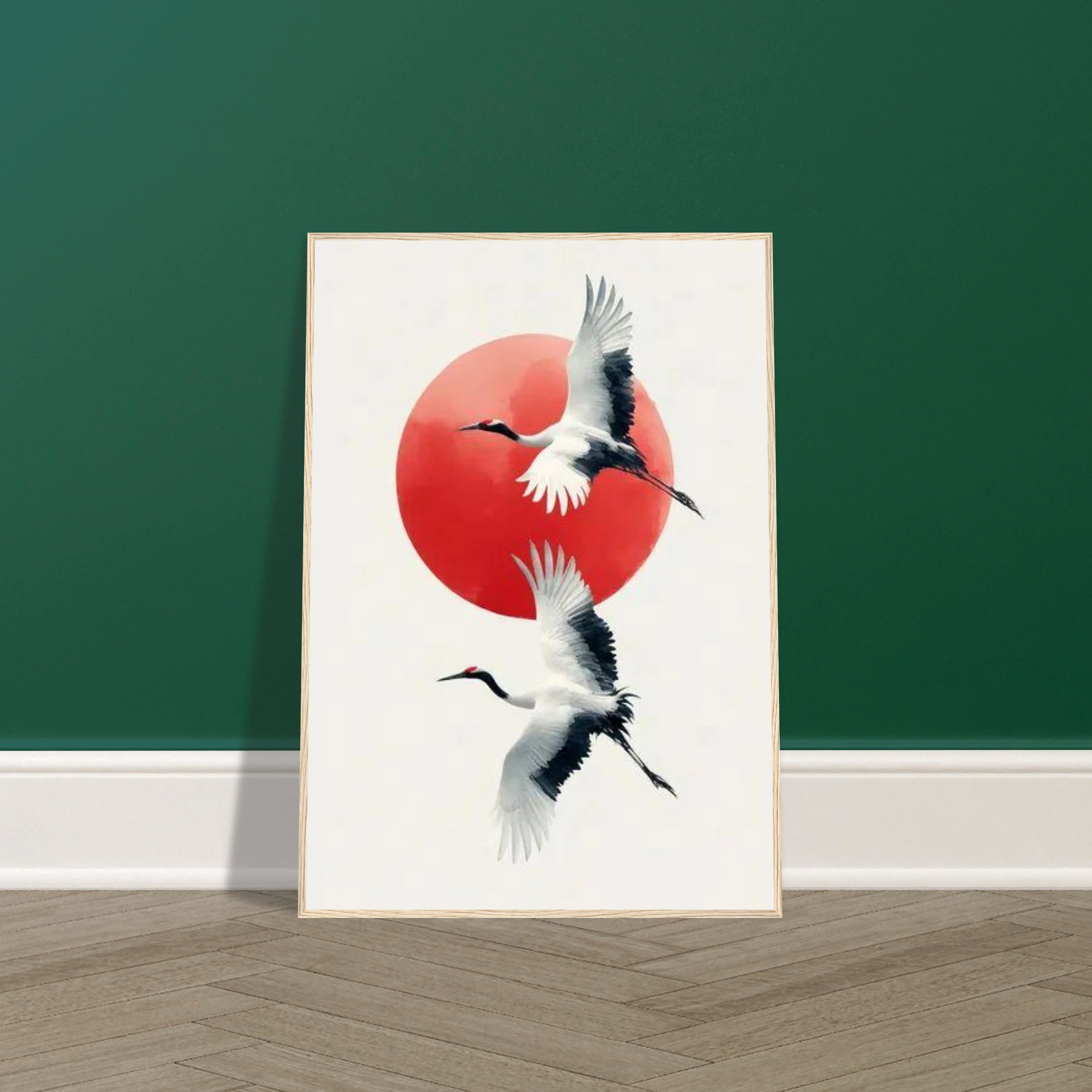 Japanese Crane Wall Art