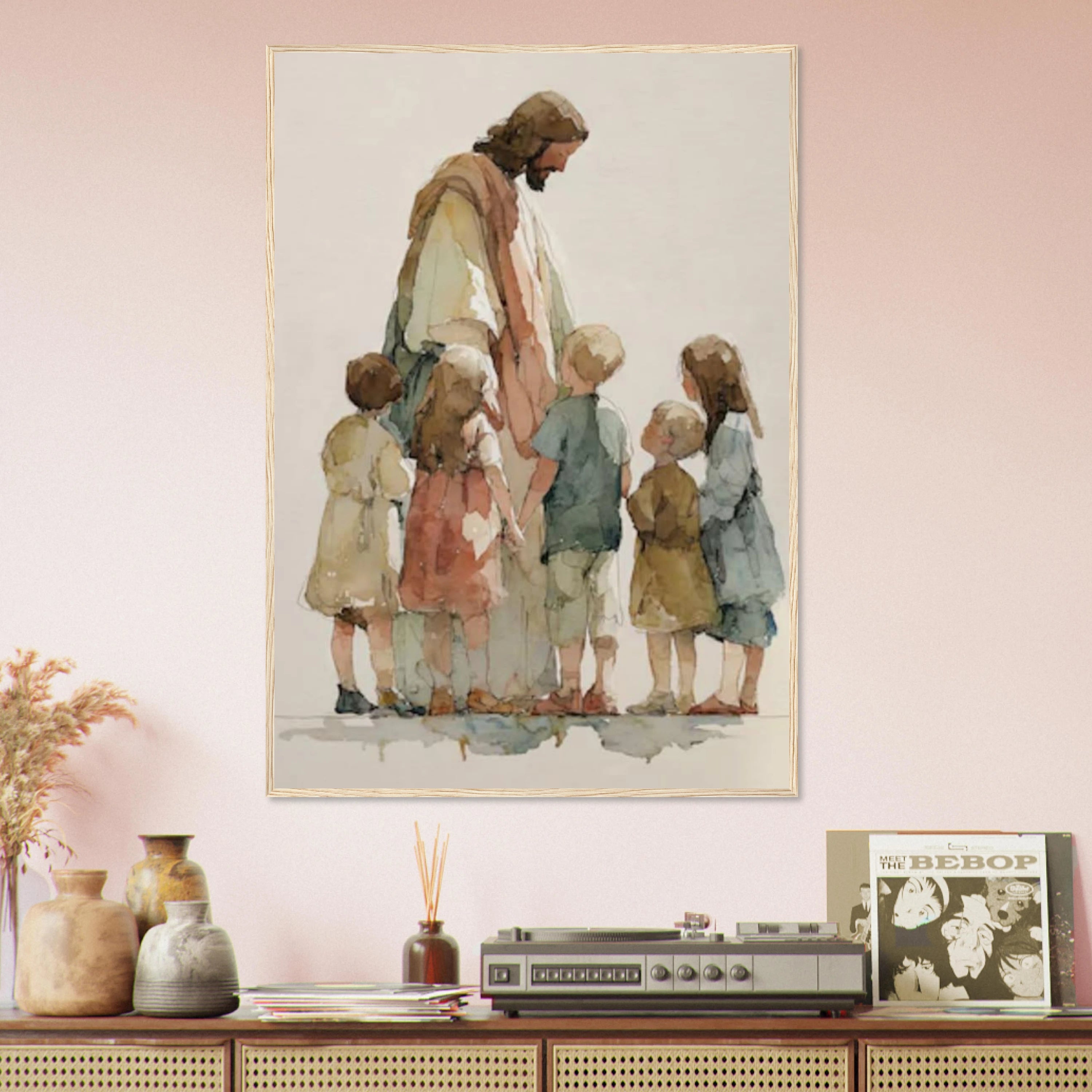 Jesus With Children Wall Art