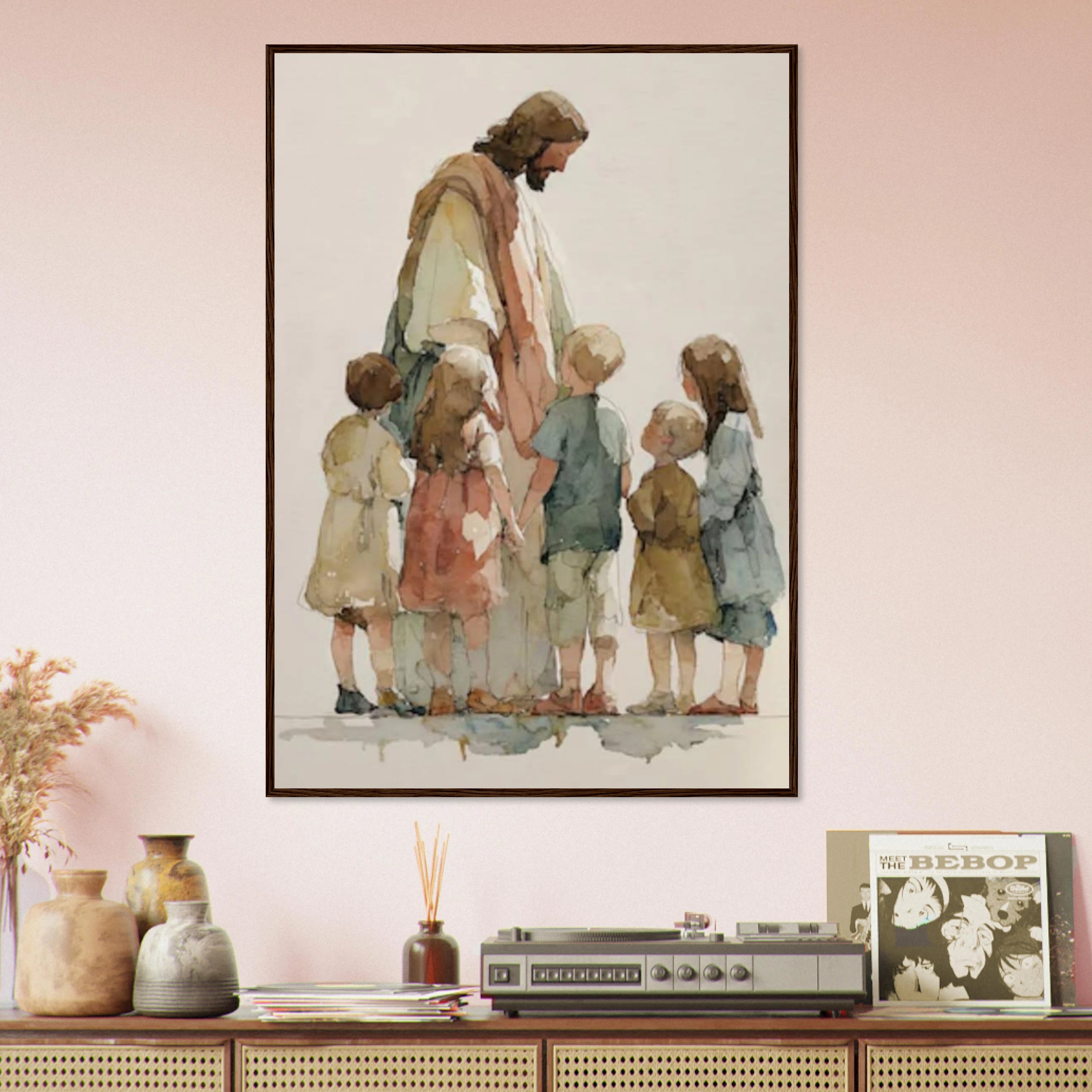 Jesus With Children Wall Art