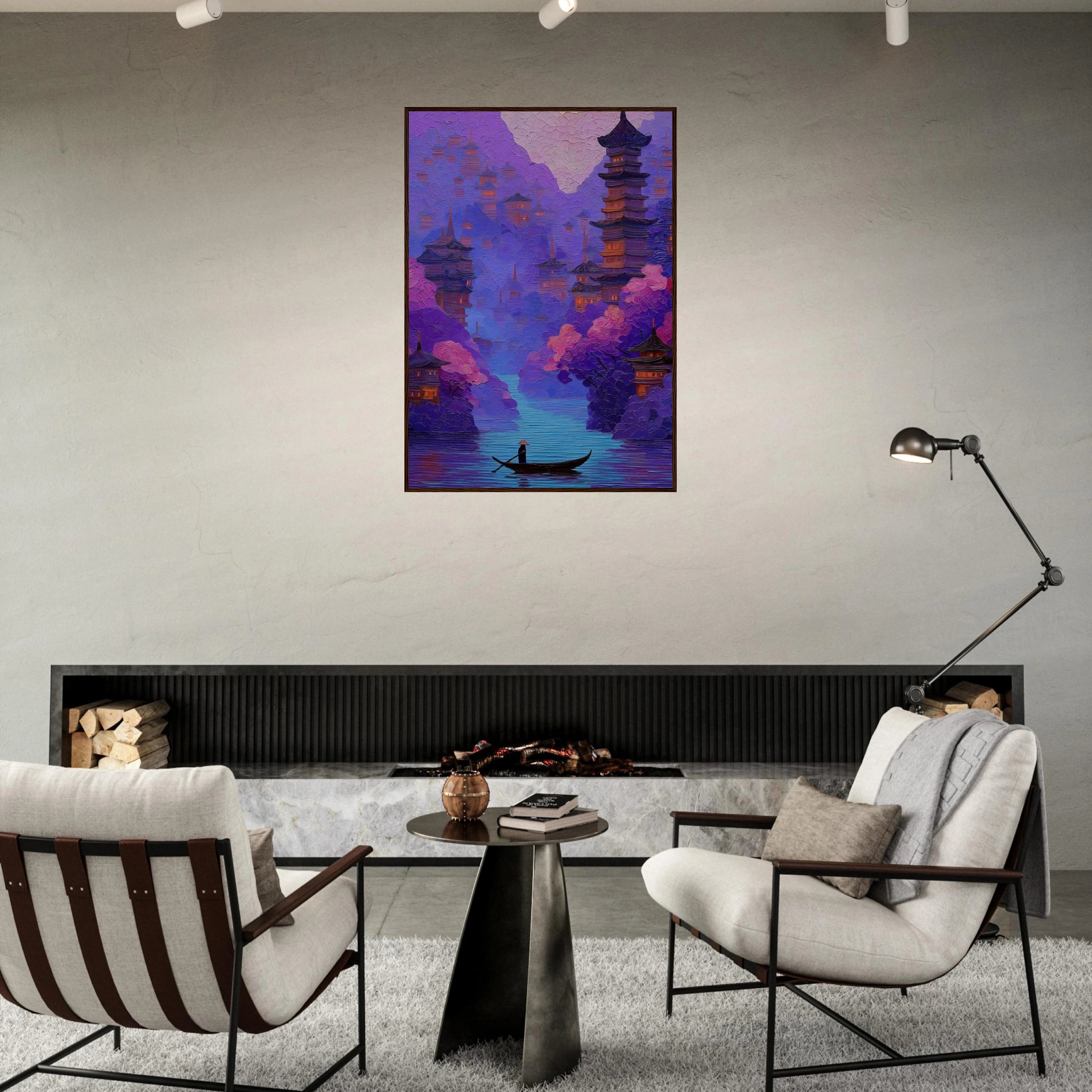 Mystical Pagoda Art Print