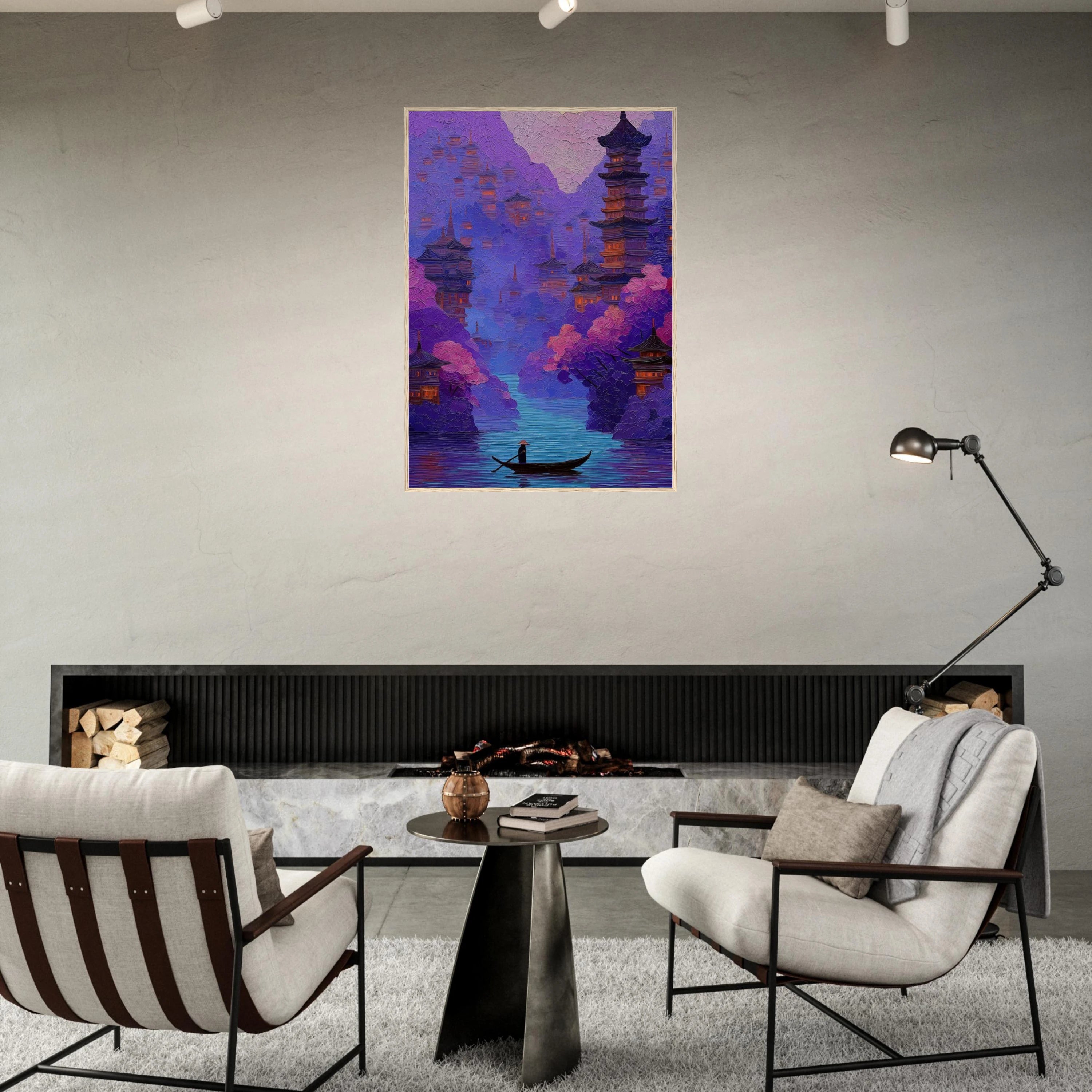 Mystical Pagoda Art Print