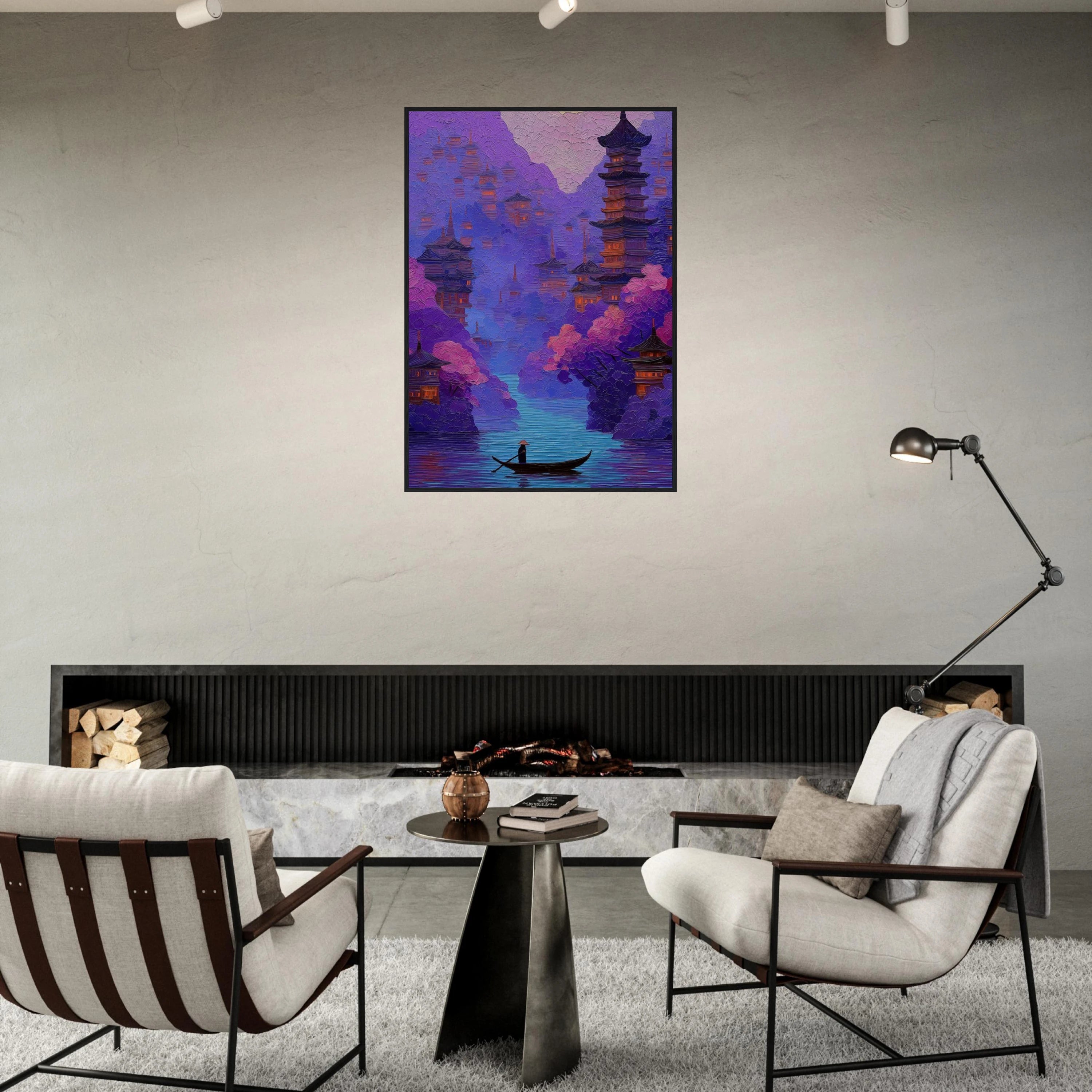 Mystical Pagoda Art Print