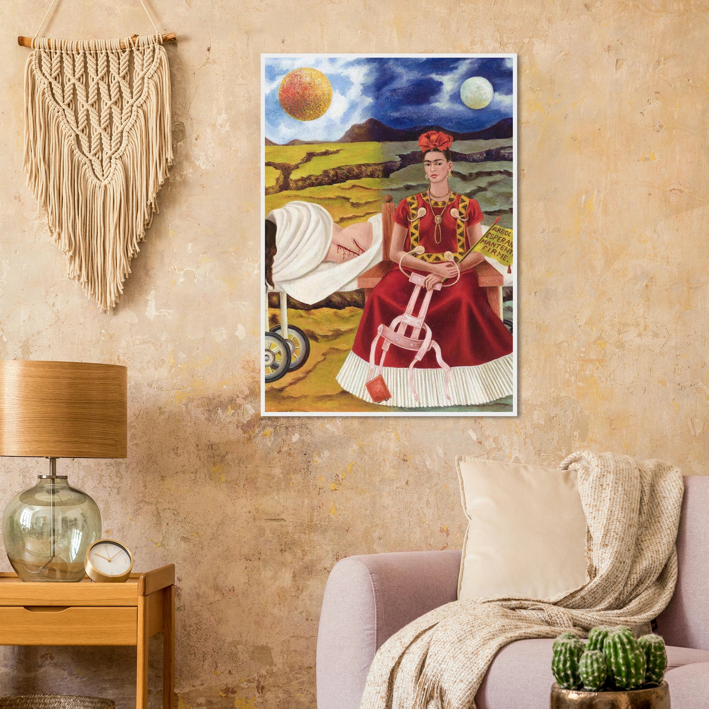 Tree of Hope Remain Strong Frida Kahlo Art Print