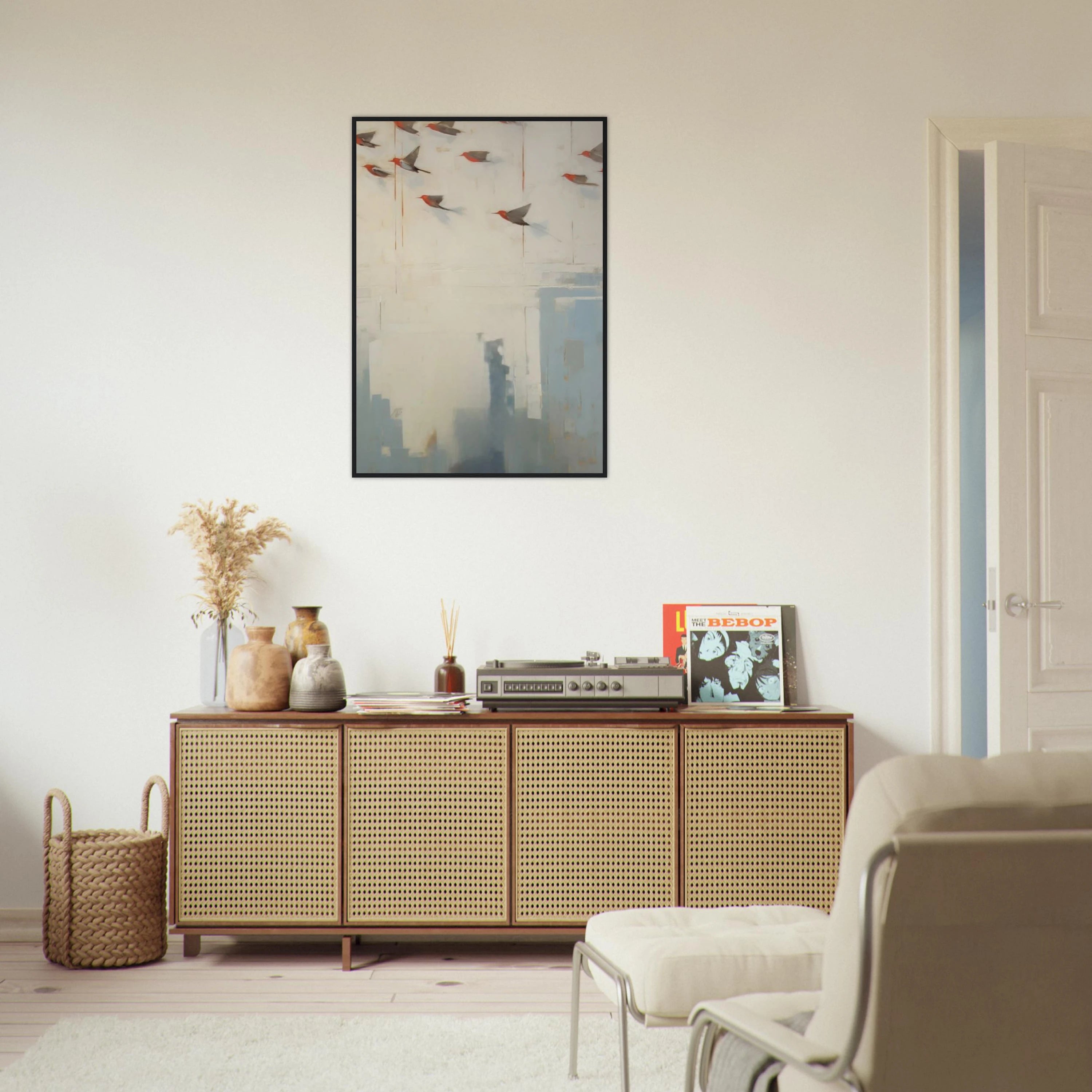 Urban Birds Art Print