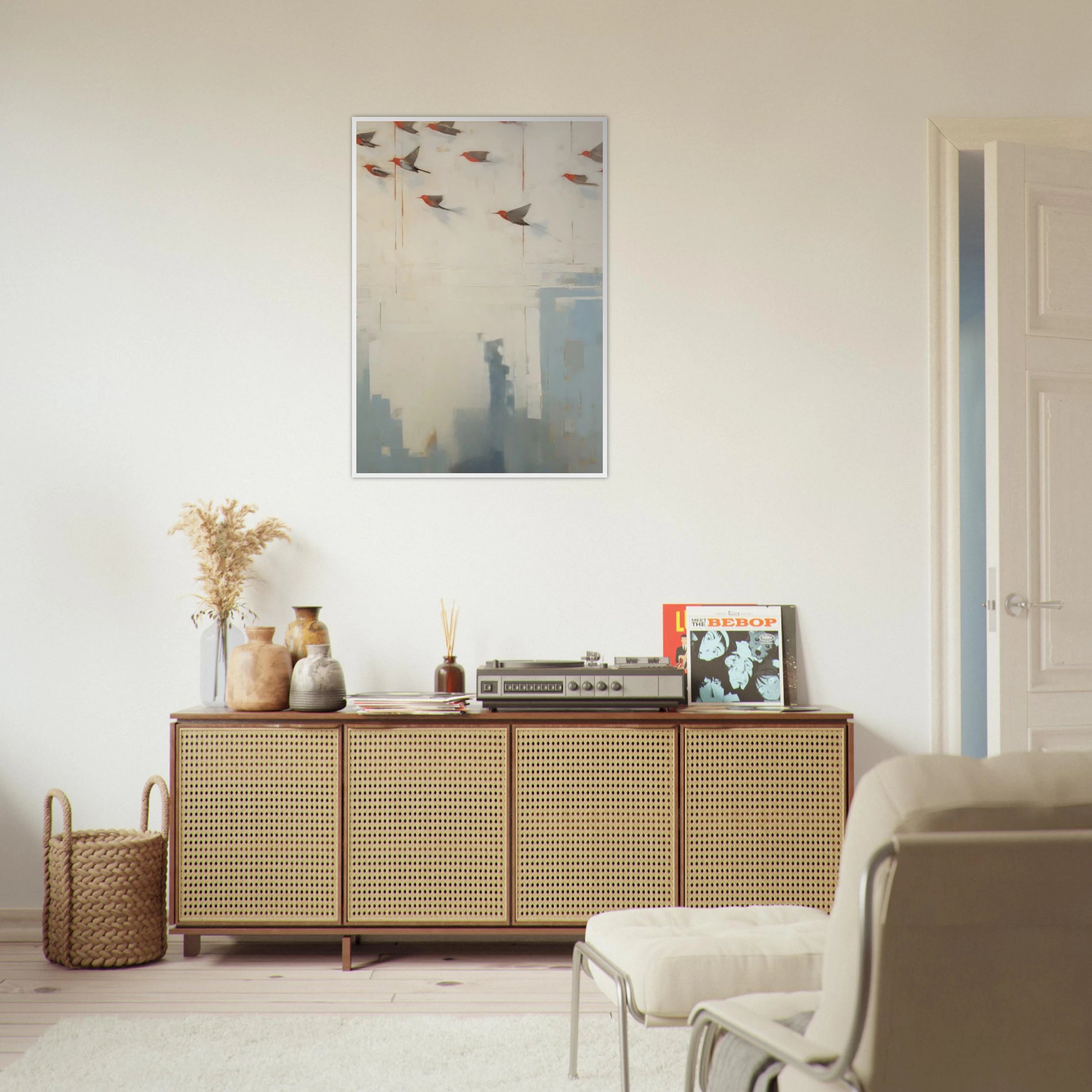 Urban Birds Art Print