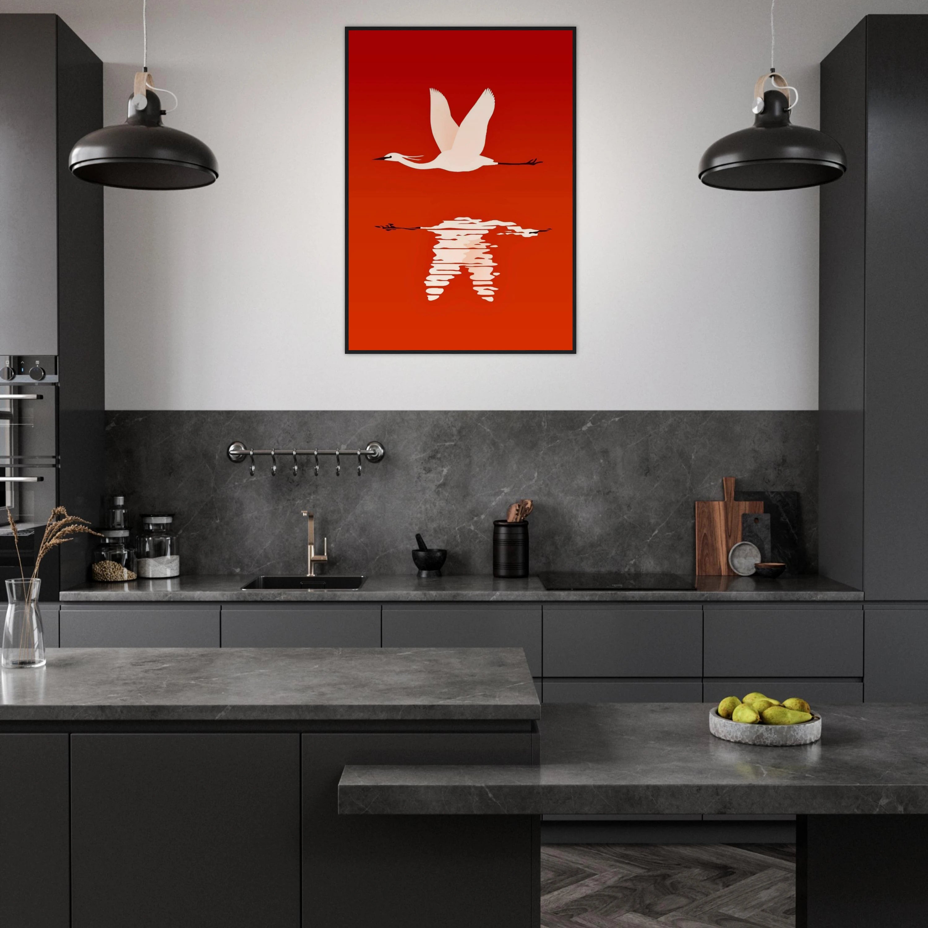 Heron Art Print