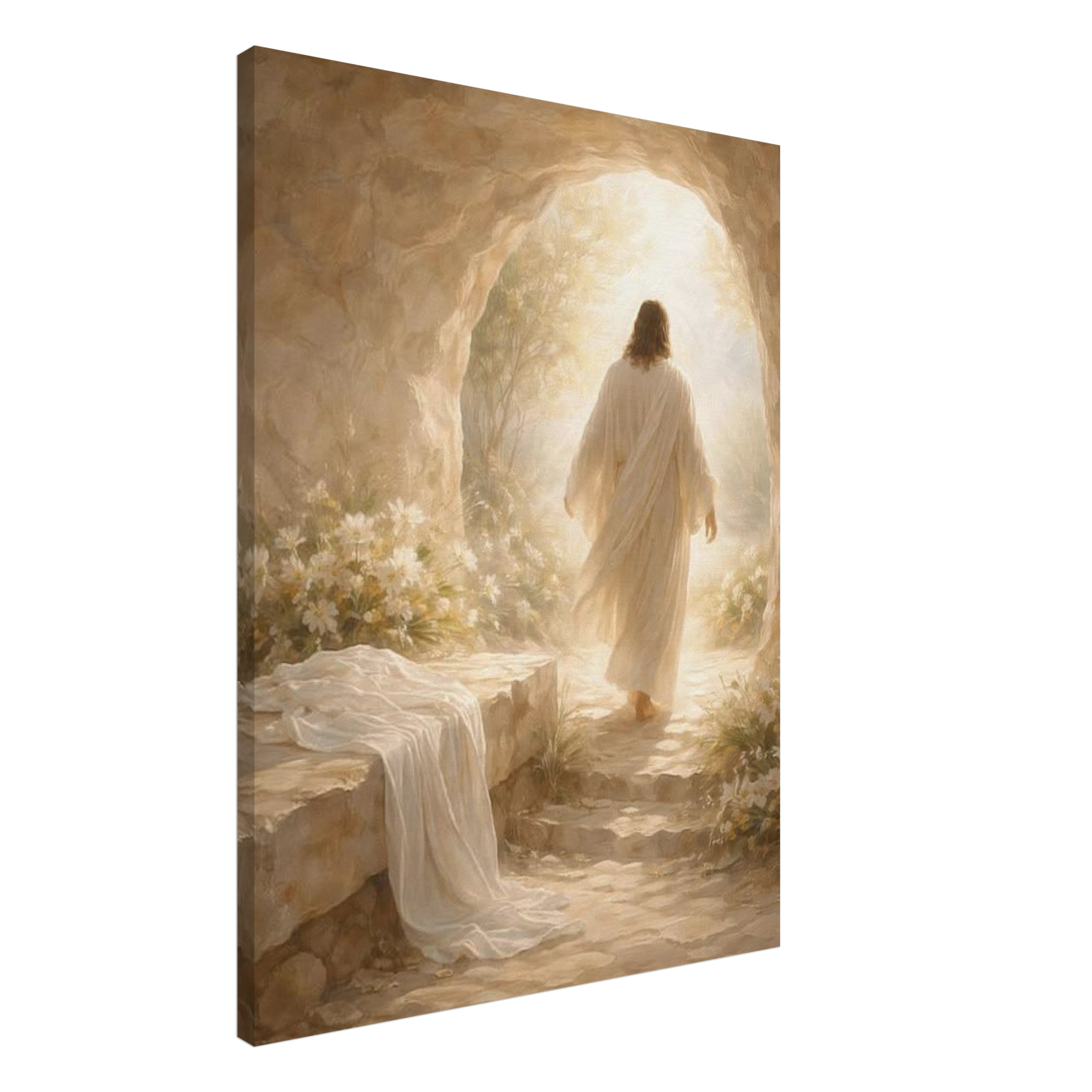 Jesus Leaving The Tomb Art Print