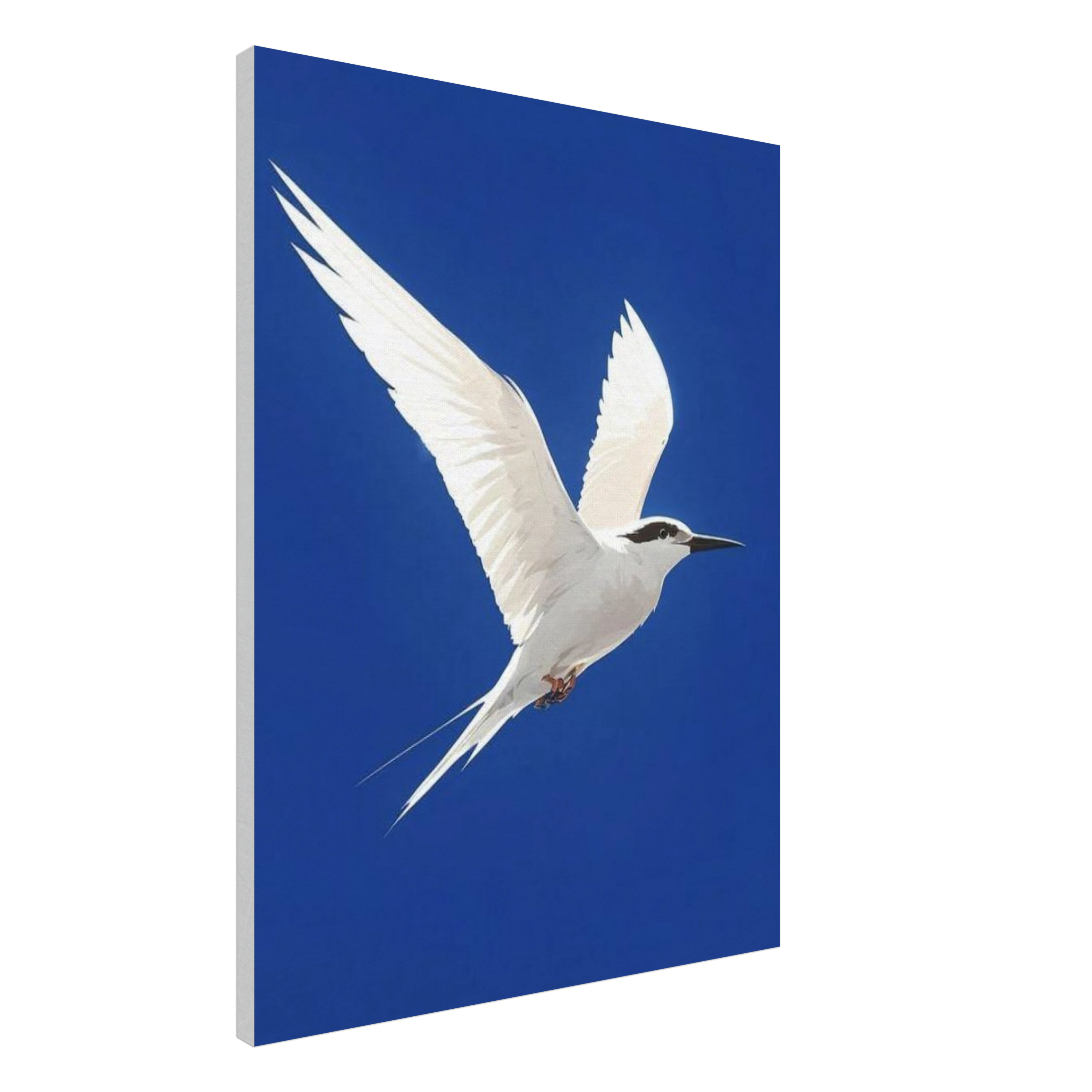 White Bird Blue Sky Art Print