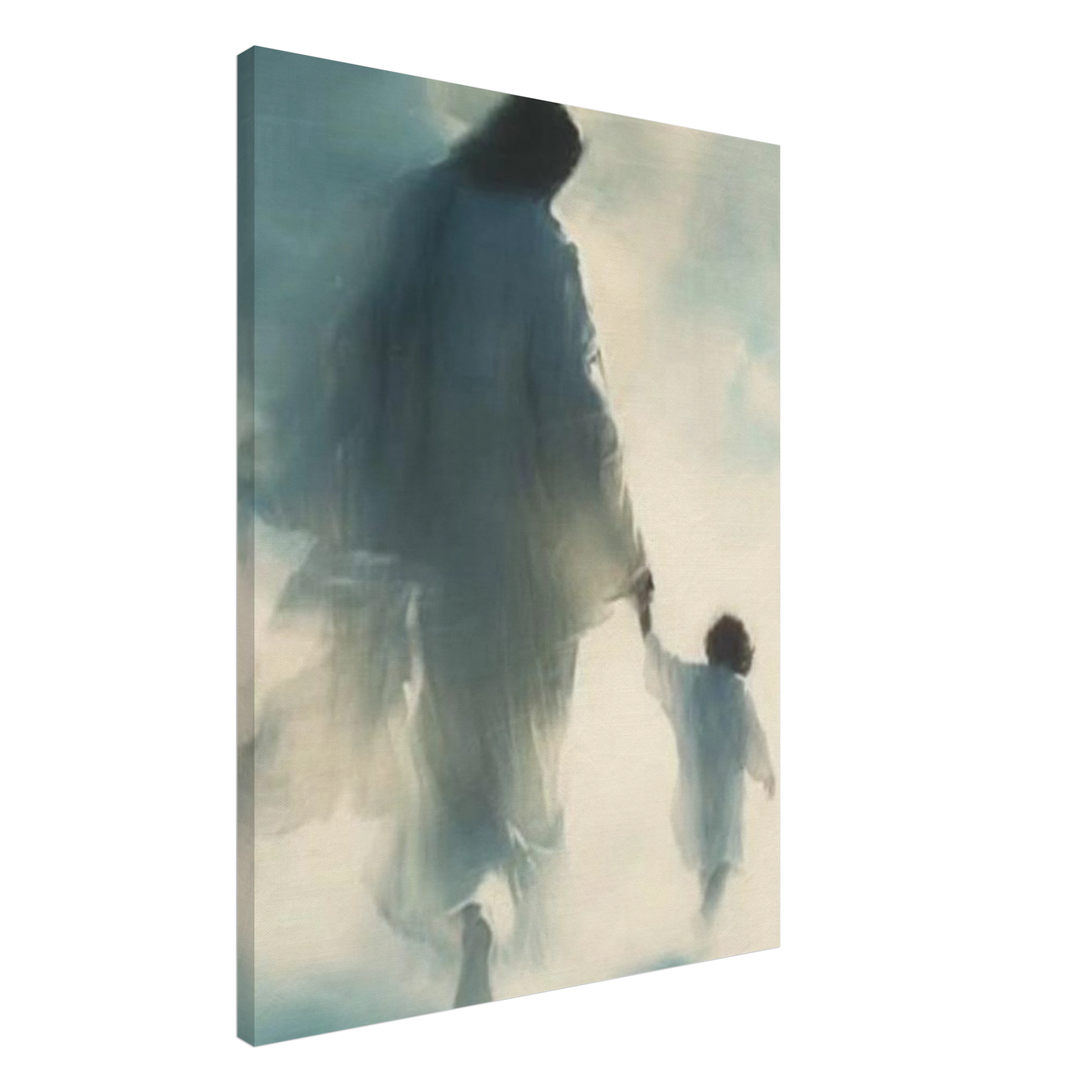 Jesus Guiding Child Art Print