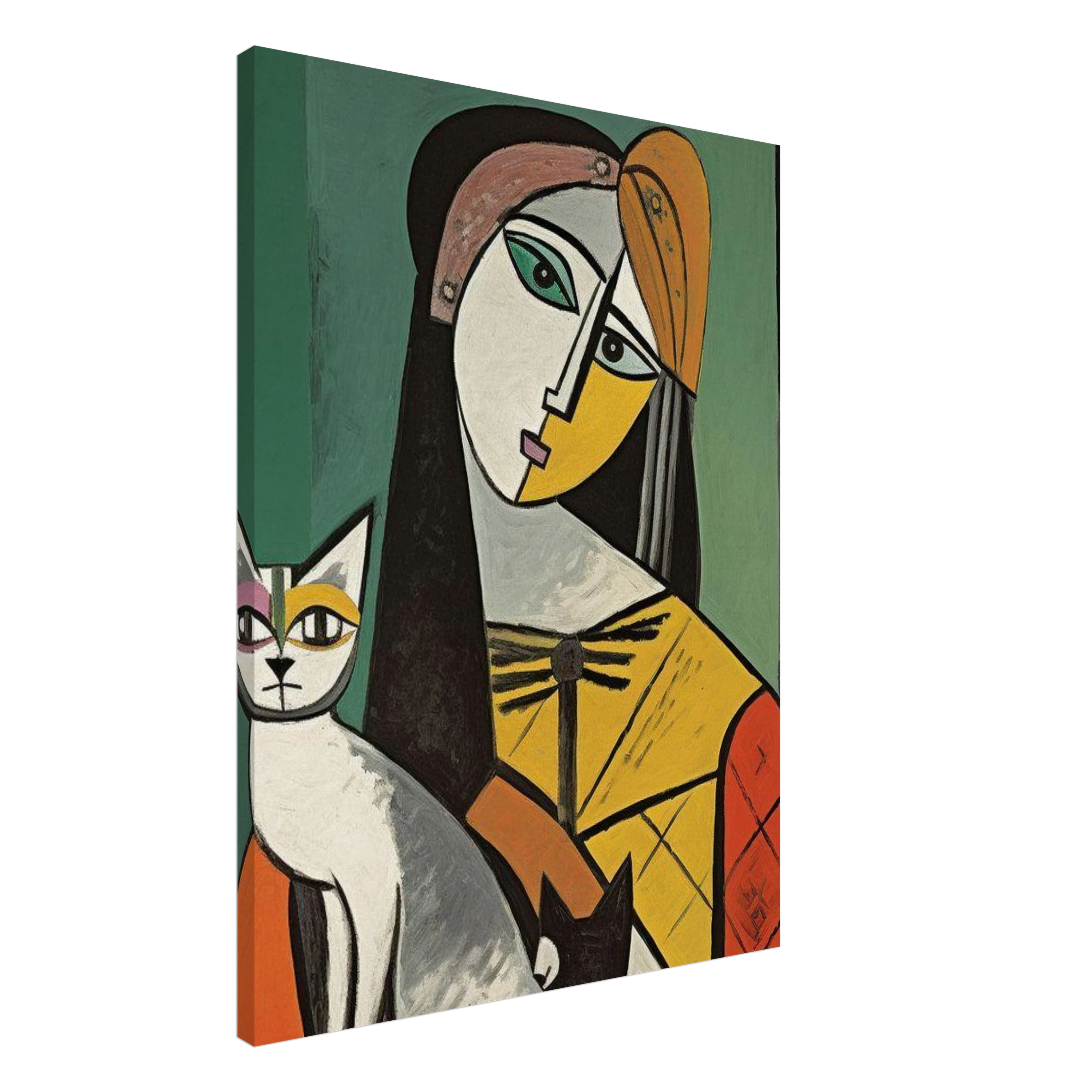 Woman And Cat Pablo Picasso