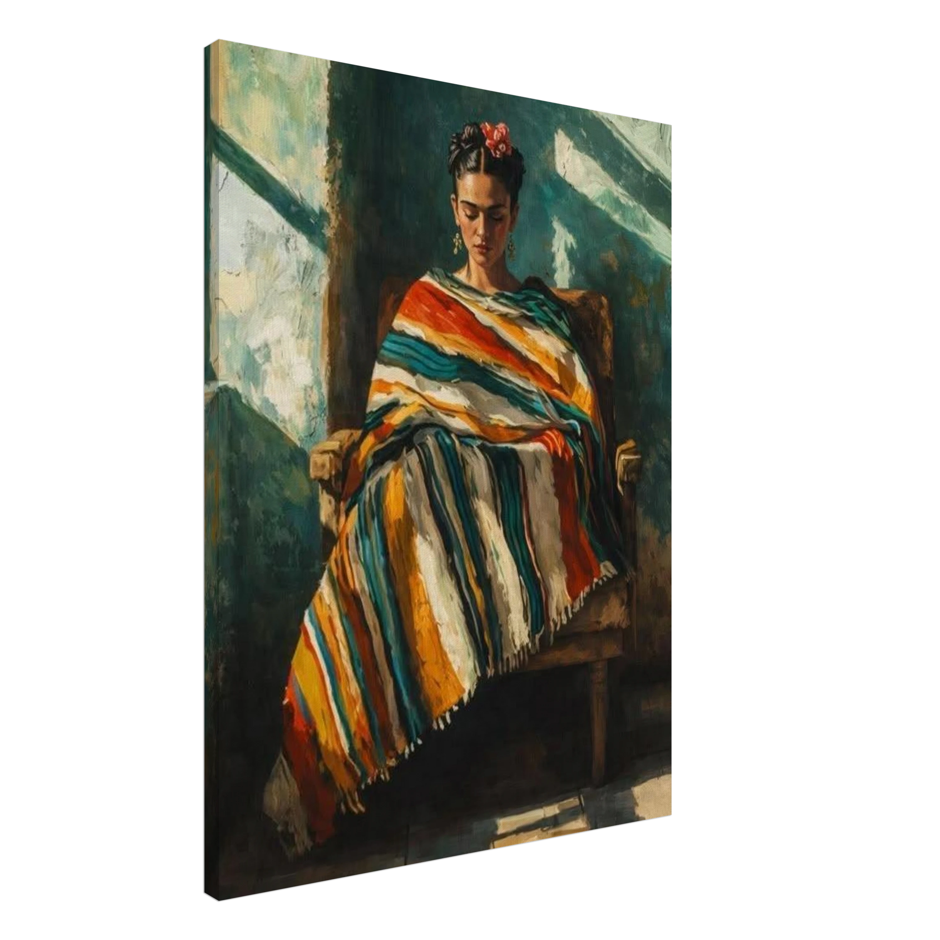 Frida Kahlo Oil Painting Art Print