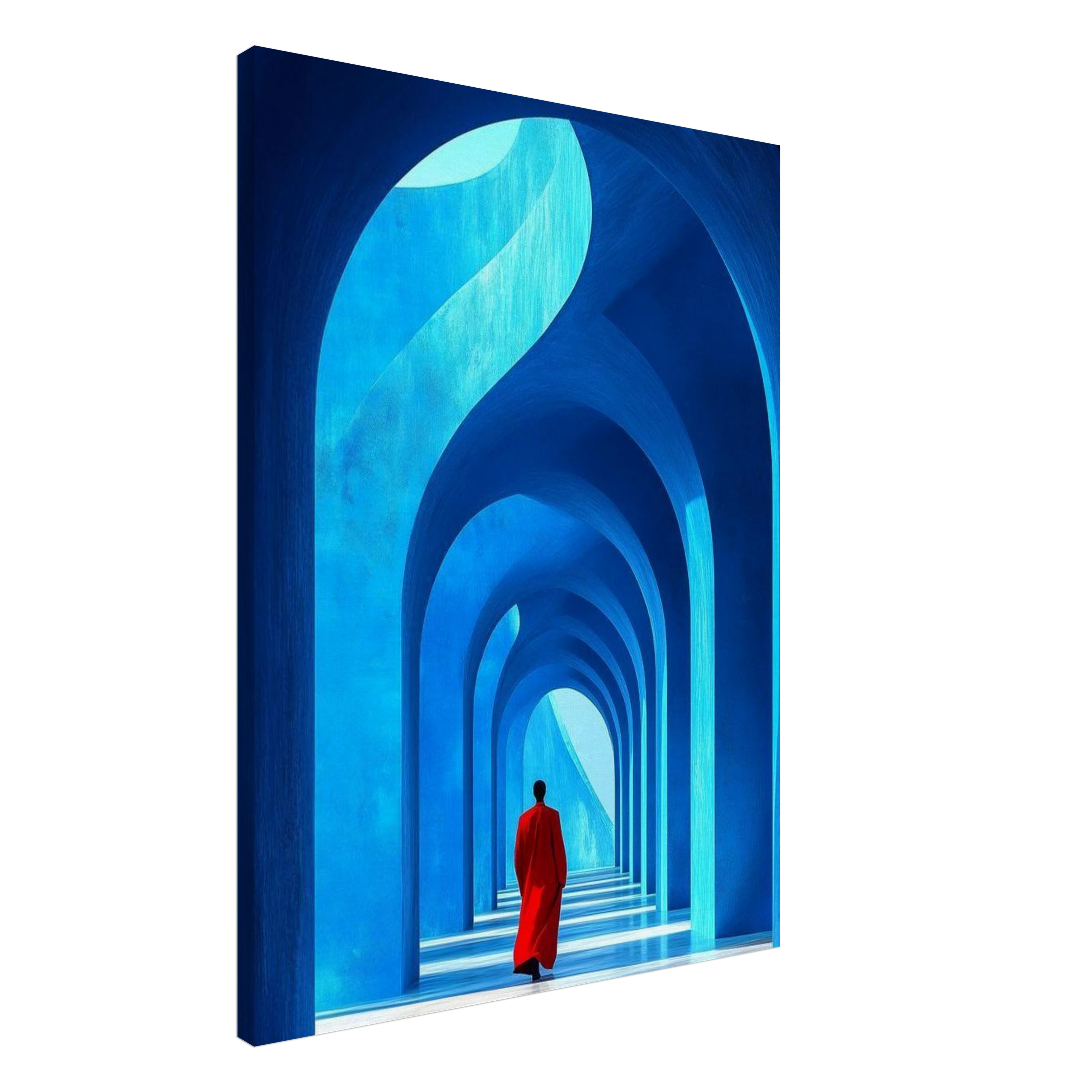 Blue Corridor Wall Art