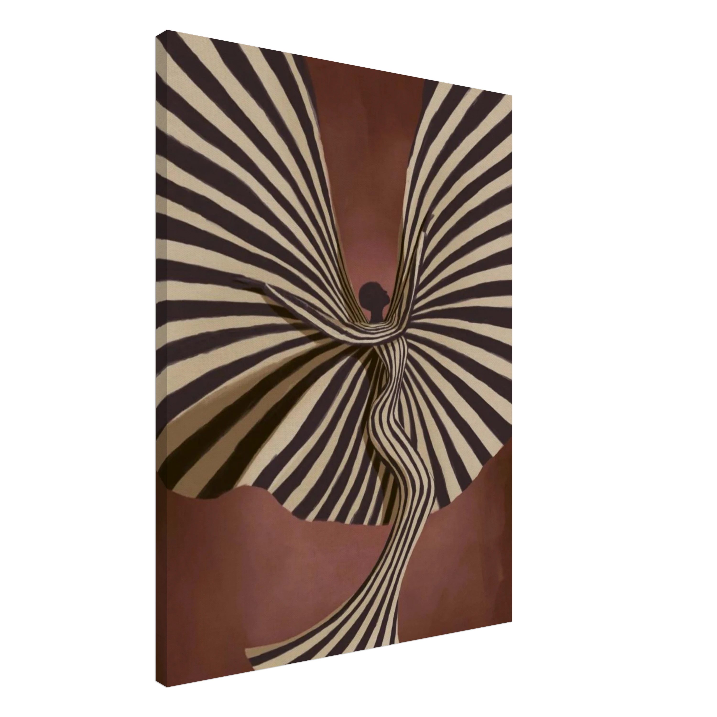 Flowing Woman Dancer Wall Art