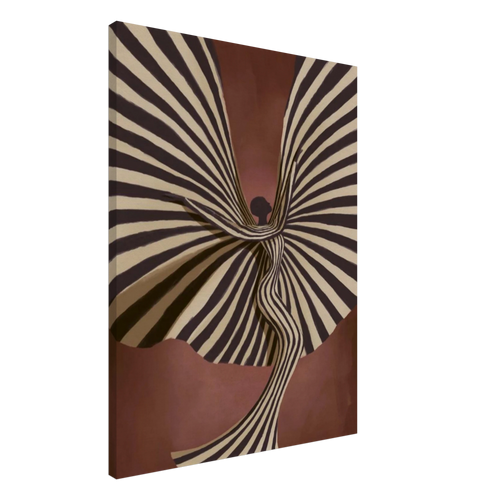 Flowing Woman Dancer Wall Art